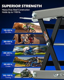 ORION MOTOR TECH MOTORCYCLE LIFT 1100LB SCISSOR LIFT - GRAY - Like New