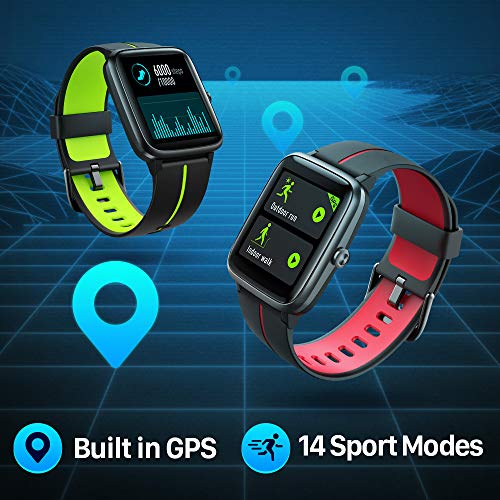 TicKasa Vibrant Fitness Smart Watch Men /Women 5 ATM Water Resistance 2AHFT335 Like New