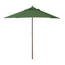 SHADE BASICS 11-FOOT ROUND EVERGREEN SERIES FAUX-WOOD PATIO UMBRELLA - Like New