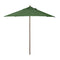 SHADE BASICS 11-FOOT ROUND EVERGREEN SERIES FAUX-WOOD PATIO UMBRELLA - Like New