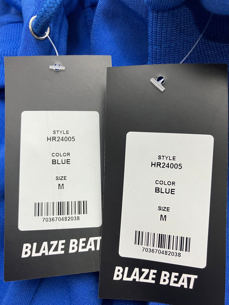 BLAZE BEAT 2 PIECE TRACK OUTFIT - SIZE: MEDIUM- BLUE - HR24005 - Brand New