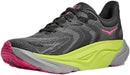 HOKA WOMENS ARAHI 8 - SIZE: WOMEN 8B (AU/UK W9) - CHARCOAL GRAY/GRAY SKIES - Like New