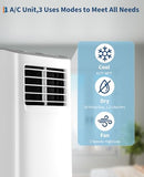 Portable Air Conditioners, 8000 BTU AC Unit with Remote Control Drainage-Free - Like New