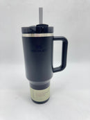 STANLEY QUENCHER H2.0 TUMBLER WITH HANDLE, STRAW 40 OUNCE - BLACK 2.0 - Brand New