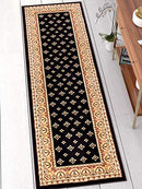 Well Woven 548939 Barclay Hudson Terrace Traditional Rug - Black - Brand New