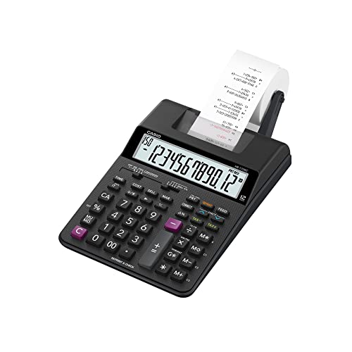 CASIO HR-170RC PRINTING CALCULATOR - BLACK - Like New