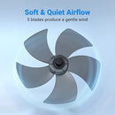 MIRDRED WALL MOUNT FAN 16" 5 BLADES 5 SPEEDS WALL 90 DEGREE 8 HOUR TF011 - BLACK - Like New