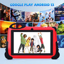 C  idea 7" Kids Tablet, Android 13 Tablet for Kids Age 3-7 With IPS Screen - Red - Like New