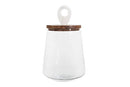 Small Clear Glass Jar with 7"L x 7"W x 11. 75"H B07VGBR9X4 - NEW - Brand New