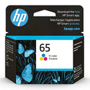 HP 65 TRI-COLOR INK CARTRIDGE N9K01AN - TRI-COLOR - Brand New
