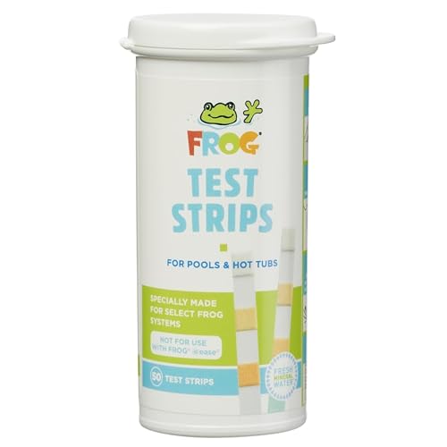 FROG Test Strips Pool Hot Tub Test Strip with Accurate Indicator - 50 Strips - Brand New
