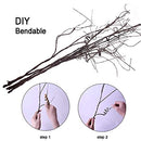 FEILIX 10PCS LIFELIKE CURLY WILLOW BRANCHES DECORATIVE FAKE BENDABLE STICKS - Brand New