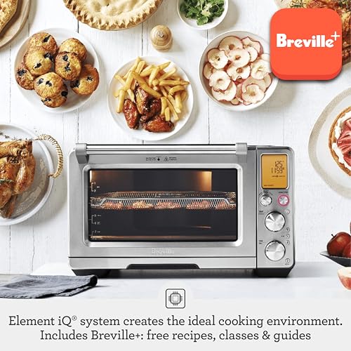 BREVILLE THE SMART OVEN AIR FRYER PRO CONVECTION COUNTERTOP OVEN BOV900BSS - Like New