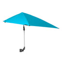SPORT-BRELLA SPF 50+ ADJUSTABLE UMBRELLA UNIVERSAL CLAMP BRIGHT AQUA XL - Like New