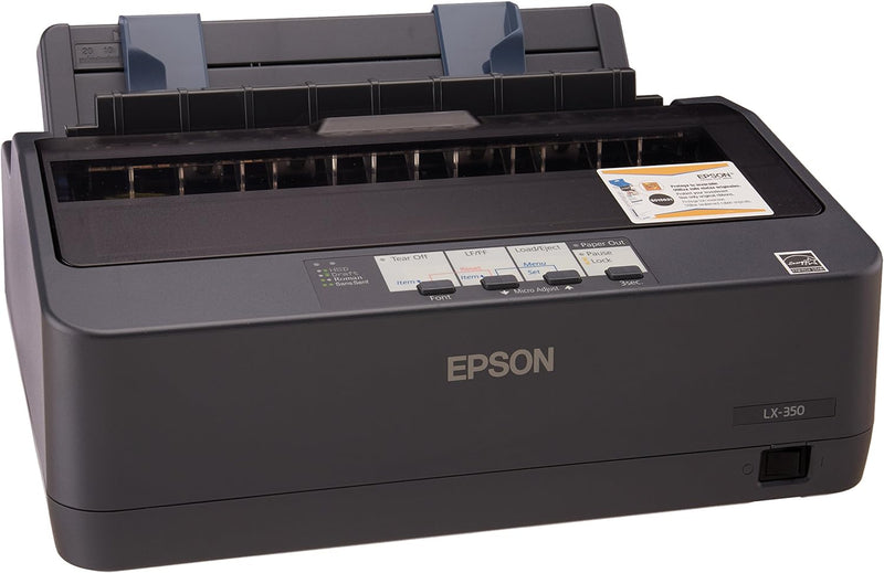 Epson LX-350 PA71A Parallel Dot Matrix Printer 220-240V 50-60Hz 0.4A - Grey Like New
