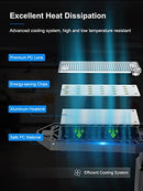 SEOBIOG LED Garage Lights 6 Pack - Ultra Bright 200W 20000LM 6500K B0BKFRFXM2 - Brand New
