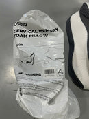 OSTEO CERVICAL MEMORY FOAM PILLOW 22.4" X 13.4" X4.7" - WHITE GRAY - Like New