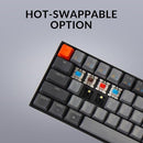 Keychron K12 RGB Wireless Mechanical Keyboard Hot-Swappable K12-H3 - Black/Gray Like New