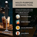 CHEFWAVE HANDHELD MILK FROTHER WITH STAND CW-MFS - BLACK - Like New