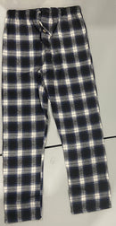 TEN WEST APPAREL MEN'S FLANNEL PAJAMA PANTS - MEDIUM - NAVY/WHITE - Brand New