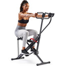 Sunny Health & Fitness Smart Upright Row-N-Ride Exerciser NO-077SMART - BLACK - Like New