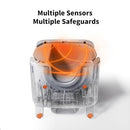 FUROOMATE SELF-CLEANING LITTER BOX OPEN-TOP AUTOMATIC CAT LITTER BOX - WHITE - Like New