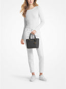 MICHAEL KORS Jet Set Travel Extra-Small Logo Top-Zip Tote 35T9GTVT0B-001 - Black - Like New