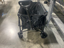 GENERIC COLLAPSIBLE FOLDING WAGON CART TERRAIN WHEELS BRAKES HEAVY DUTY - BLACK - Like New
