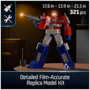 4D BUILD TRANSFORMERS OPTIMUS PRIME 3D MODEL,LED LIGHTS, 321 PIECES - MULTICOLOR - Brand New