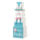 Glitzhome Wooden Double-Sided Easter Porch Decor 24.5" H - B08T6LPFCJ - Brand New
