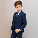 HappyPlanet Boys'5-Piece Slim Fit Dresswear Set with Shirt and Vest, 12 - Brand New