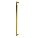 ALLIED BRASS P-3/18 18 INCH BEADED REFRIGERATOR APPLIANCE PULL, BRASS - Like New