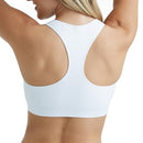 09003 Hanes Women's Sport Performance Seamless Racerback Bra, Size S, True White - Brand New