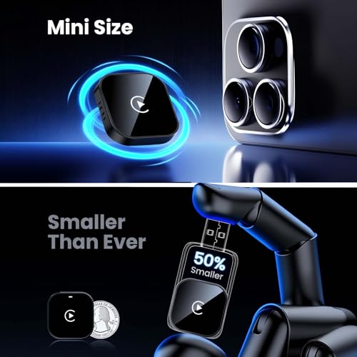 YIZRO WIRELESS CARPLAY ADAPTER IPHONE ＆ANDROID SMALL SIZE - BLACK - Like New