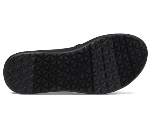 1019040 TEVA WOMEN'S VOYA FLIP FLOP BAR STREET BLACK SIZE 10 - Brand New