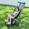BEBEROAD-LOVE R1 AUTO-FOLDING ULTRA LIGHTWEIGHT TRAVEL STROLLER - GRAY - Like New