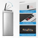 PayLessHere Stainless Steel Trash Can 13 Gallon 50 Liter Touch Free B0BTBS7TYH - Brand New