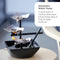 Homedics Tabletop Water Fountain, Home Décor Soothing Sound Machine - BLACK - Like New