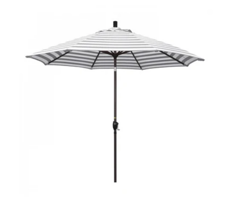CALIFORNIA UMBRELLA PACIFIC TRAIL SERIES 9' PATIO UMBRELLA GRAY - Scratch & Dent