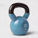 ALL IN MOTION KETTLEBELL 20LB IRON WEIGHT FOR LEGS & UPPER BACK - BLUE - Like New