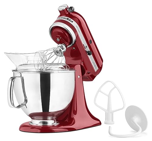 KITCHEN KSM150PSER ARTISAN SERIES 5 QUART TILT-HEAD STAND MIXER - Empire Red Like New