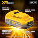 DEWALT 20V MAX XR POWERSTACK 3.5 AH POWER TOOL BATTERY - YELLOW - Like New
