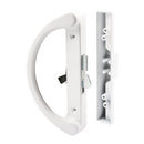 PRIME-LINE C 1253 DIECAST HOOK LATCH SLIDING DOOR HANDLE, WHITE (1 SET) - WHITE - Brand New