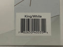 KING BAMBOO SHEETS COOLING, DEEP POCKET, HYPOALLERGENIC KING - WHITE - Like New