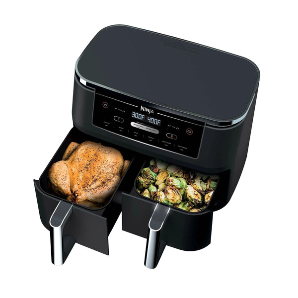 NINJA R-AD300CO FOODI 6-IN-1 10-QT. XL 2-BASKET AIR FRYER DUALZONE TECHNOLOGY - Like New
