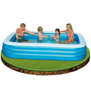 INTEX 120X 72X 22 D RECTANGULAR D KIDDIE ABOVE GROUND POOL - BLUE - Like New