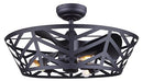 CANARM CF24MAU3BK CEILING FAN - 24" MATTE BLACK STYLISH DOWNROD - Scratch & Dent