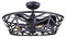 CANARM CF24MAU3BK CEILING FAN - 24" MATTE BLACK STYLISH DOWNROD MOUNT - Like New
