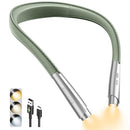 ENCLIZE LED NECK READING LIGHT IN BED 3 COLORS 9 LIGHT COLORS - GREEN Like New