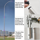 GDKJMY Swooper Feather Flag Pole Kit 2 Packs 15 Feet Black Travel Bag - New - Brand New